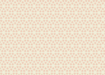 A patterned background with red and white shapes