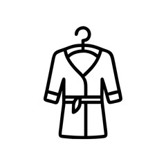 bathrobe hook icon design