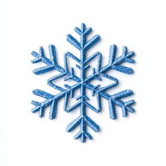Snowflake isolated on white background 