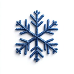 Snowflake isolated on white background 