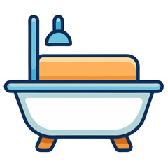 bath tray icon design
