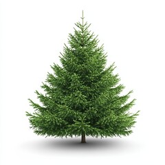 Obraz premium Christmas Tree isolated on white background 