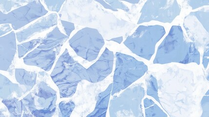 Obraz premium Stunning Light Blue Stone Mosaic Tiles: A Modern Abstract Design for Flooring and Walls