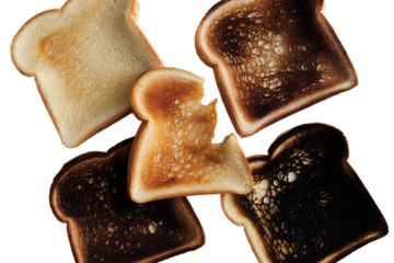 Varied Toast Degrees 