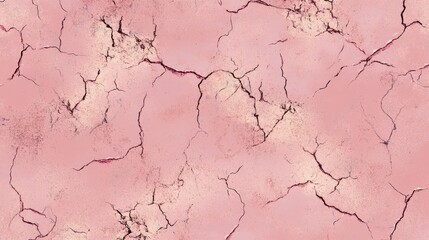 Obraz premium Stunning Pink Cracked Stone Texture Design for Interior Decoration