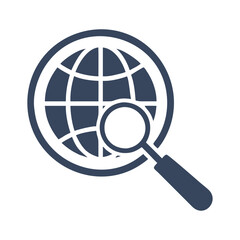 magnifying icon vector