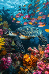 Obraz premium fish in aquarium