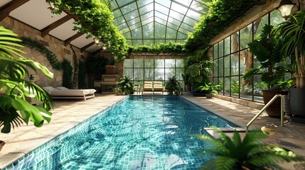 Beautiful home swimming pool 