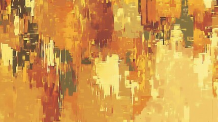 Obraz premium Abstract Geometric Shapes in Warm Hues