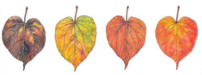 Fototapeta premium A poster set in mid-century style, showcasing abstract geometric and natural shapes through modern illustrations including a tropical palm leaf, geo design elements suitable for minimalist prints,