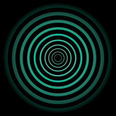 Design of green light circles background