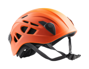 Climbing Helmet Ventilation for Comfort and Airflow - Isolated on White Background