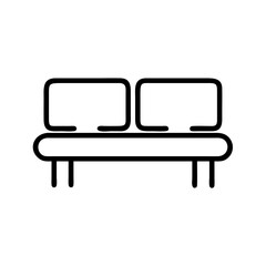 bench seat icon design