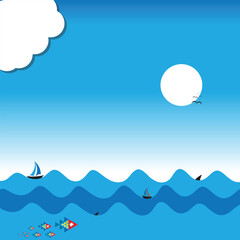 Abstract Colorful Simple Modern Background