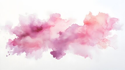 Fototapeta premium Abstract Pink and Purple Watercolor Wash