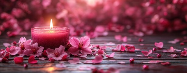 "Romantic Valentine's Day banner design for spa salons, relaxation, beauty salons, massage therapists, saunas, baths, hammams. perfect for postcards, posters, social media and promotional events"