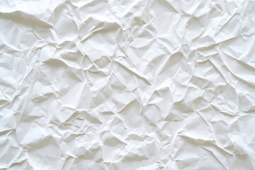 Obraz premium Abstract texture of crumpled white paper.