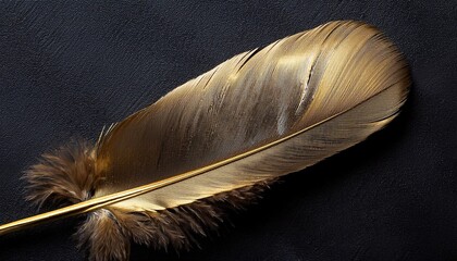 feather on black