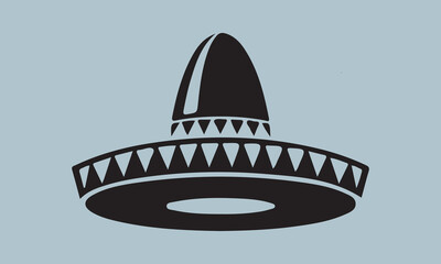  Mexico sombrero hat variations icons set eps10 stock illustration