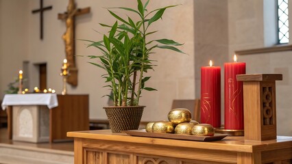 interior of the church