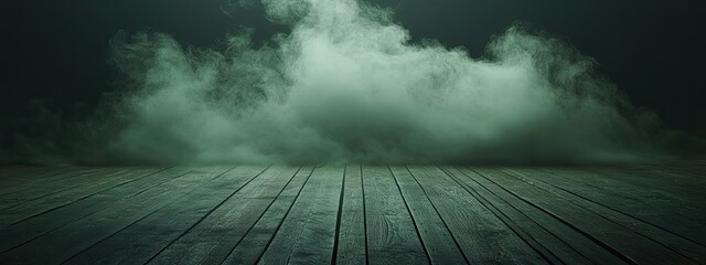 Background dark smoke fog black green light abstract floor room. Magic background png smoke dark effect mist dust texture smokey glow wood wooden grunge kitchen brown game old top ground soccer horror