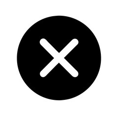 Obraz premium cancel icon design