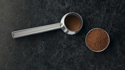 Espresso Coffee Brewing Tools and Coffee Beans