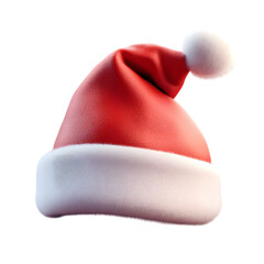 Realistic Santa Claus Hat in High-Quality 3D Design