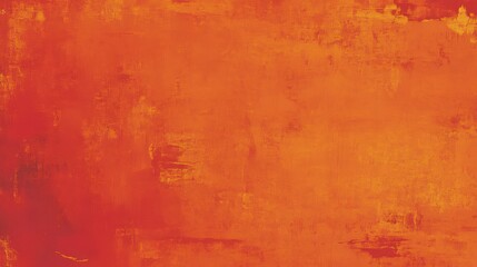 Fototapeta premium Stunning Orange Abstract Painting: A Vibrant and Textured Modern Art Piece