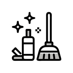 cleaning icon design