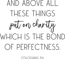 Love Bible Verse, Biblical Christian quote, Home Love wall decor, Baptism gift, Love poster, vector illustration