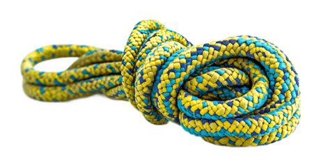 Climbing Rope Knot Separator for Safe Unknotting - Isolated on White Background