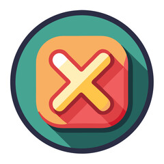 Obraz premium close icon design