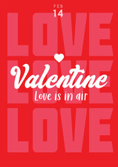 Valentaine's day flyer design