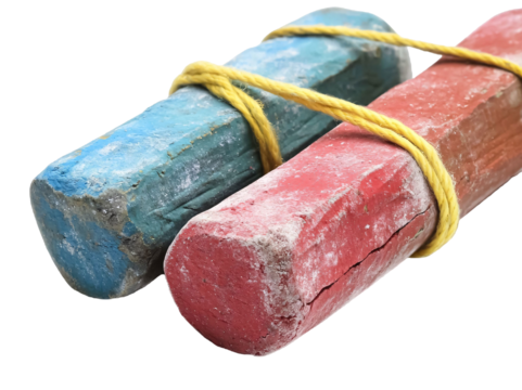 Climbing Slingshot Chalk for Enhanced Grip - Isolated on White Background