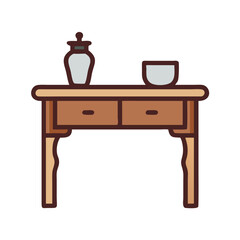 console table icon design