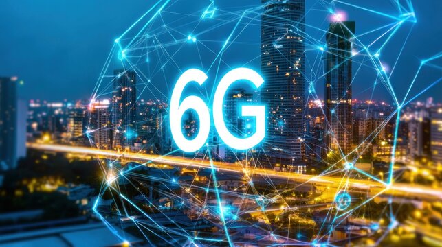Advancing 6g technology revolutionizing urban connectivity global cityscape digital innovation - Powered by Adobe
