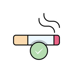 Smoking Sign vector icon