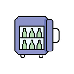 Mini-bar vector icon