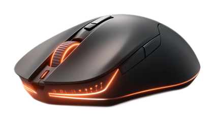 Ergonomic Computer Mouse for Productivity Isolated on White Background