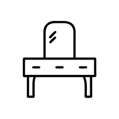dressing table icon design