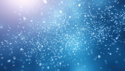 Abstract Blue Sparkle Background: Celestial Dust and Shimmering Lights