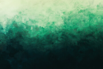 Fototapeta premium Emerald mist fading into verdant atmospheric gradient