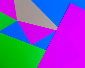 Multicolored scraps of paper, place for text