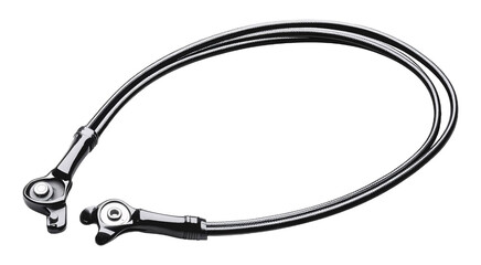 Cycling Brake Cable for Precise Stopping Power - Isolated on White Background