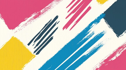 Abstract spots and lines reminiscent of watercolor_007