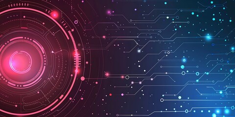 Dynamic digital background for technology AI science and education themes Concept Technology AI Science Education Digital Backgrounds
