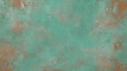 Stunning Grunge Background Design in Teal and Copper Tones