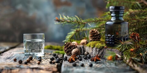 Essential Oil Christmas royalty-free images
