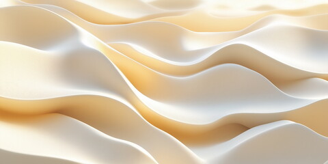 Obraz premium Wavy lines reminiscent of sand dunes rendered in p_003